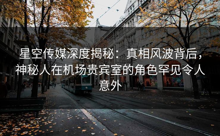 星空传媒深度揭秘：真相风波背后，神秘人在机场贵宾室的角色罕见令人意外